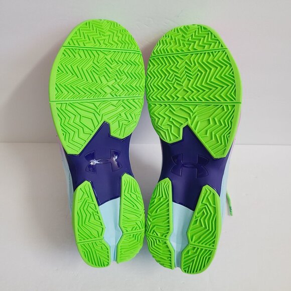 NEW Under Armour Curry 2 Retro Northern Lights Shoes 3026052-600 Size 9.5 main image 5